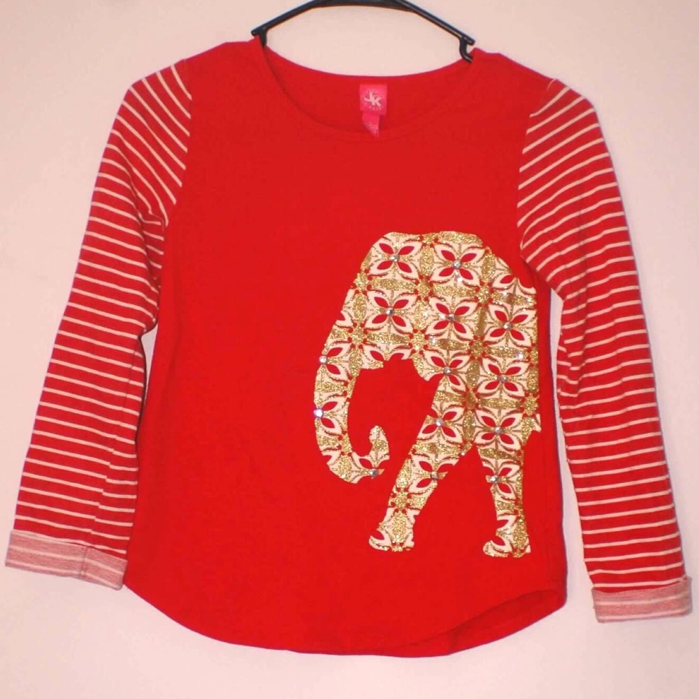 Girls Elephant Top